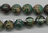 CNI05 16 inches 12mm round natural imperial jasper beads wholesale