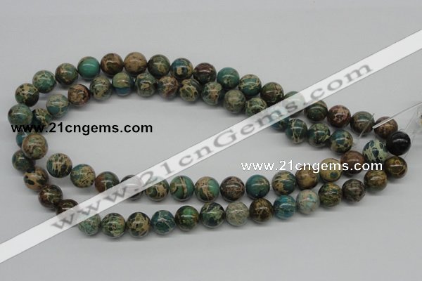 CNI05 16 inches 12mm round natural imperial jasper beads wholesale