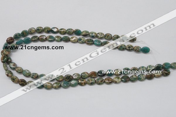 CNI10 16 inches 8*10mm oval natural imperial jasper beads wholesale