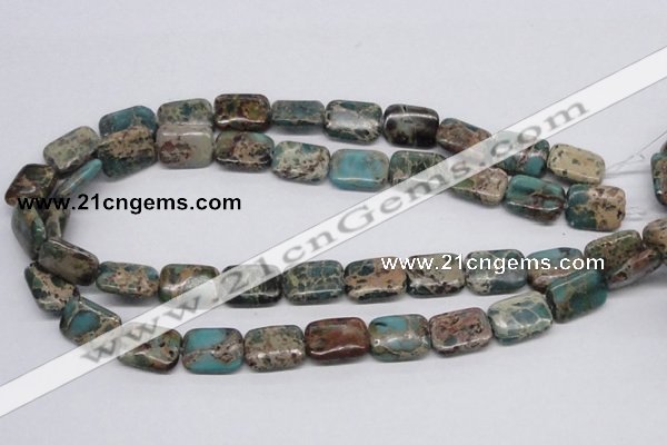 CNI16 16 inches 13*18mm rectangle natural imperial jasper beads wholesale