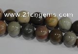 CNI203 15.5 inches 10mm round imperial jasper beads wholesale