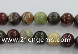 CNI302 15.5 inches 8mm round imperial jasper beads wholesale