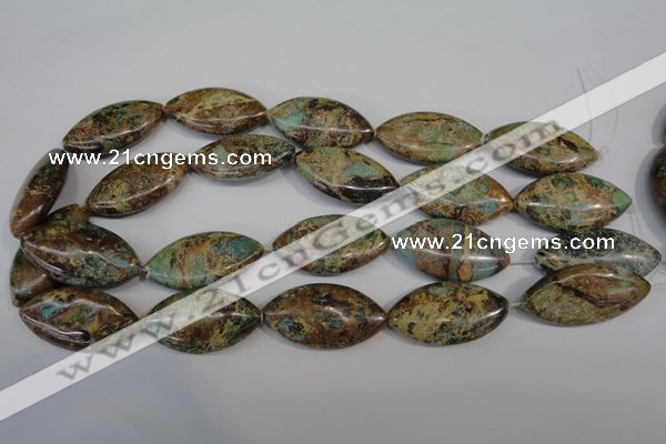 CNI35 15.5 inches 20*38mm marquise natural imperial jasper beads