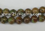 CNI50 15.5 inches 8mm round natural imperial jasper beads