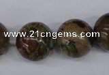 CNI55 15.5 inches 18mm round natural imperial jasper beads