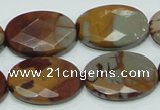 CNJ11 15.5 inches 18*25mm faceted oval natural noreena jasper beads