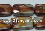 CNJ14 15.5 inches 22*30mm faceted rectangle natural noreena jasper beads