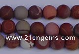 CNJ301 15.5 inches 6mm round matte noreena jasper beads wholesale