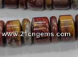 CNJ31 15.5 inches 6*18mm & 12*18mm rondelle noreena jasper beads