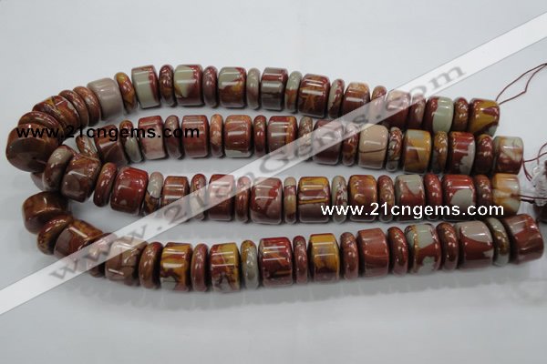 CNJ31 15.5 inches 6*18mm & 12*18mm rondelle noreena jasper beads