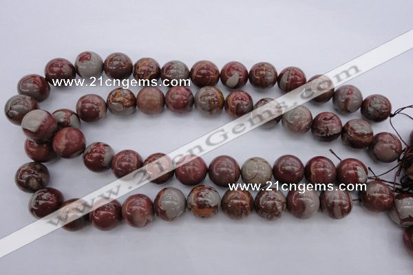 CNJ57 15.5 inches 16mm round noreena jasper beads wholesale