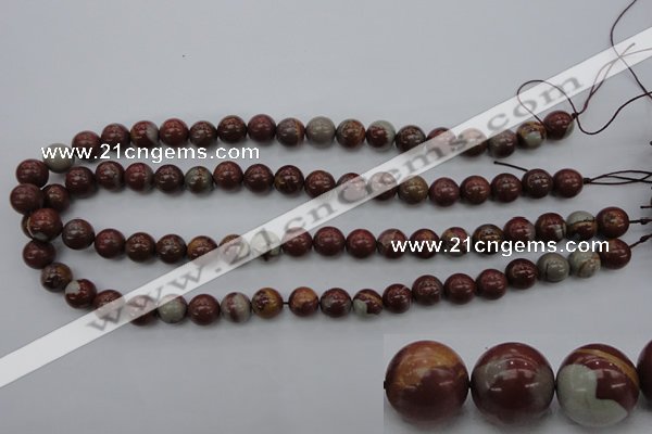 CNJ68 15.5 inches 10mm round noreena jasper beads wholesale