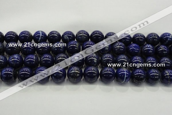 CNL1005 15.5 inches 14mm round B grade natural lapis lazuli beads