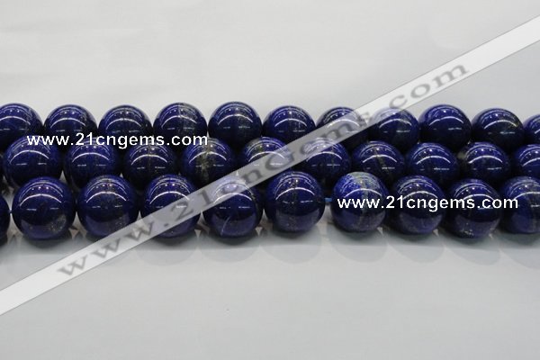 CNL1008 15.5 inches 20mm round A grade natural lapis lazuli beads