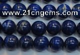 CNL1051 15.5 inches 7.5mm - 8mm round B+ grade natural lapis lazuli beads