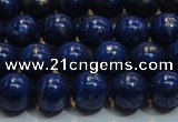 CNL1052 15.5 inches 7.5mm - 8mm round AB grade natural lapis lazuli beads