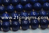 CNL1054 15.5 inches 7.5mm - 8mm round A+ grade natural lapis lazuli beads