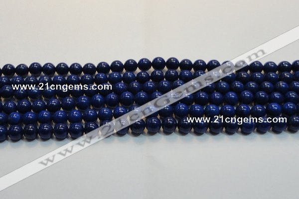 CNL1054 15.5 inches 7.5mm - 8mm round A+ grade natural lapis lazuli beads