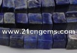 CNL1100 15.5 inches 6*6mm cube lapis lazuli gemstone beads