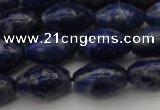 CNL1102 15.5 inches 8*12mm rice lapis lazuli gemstone beads