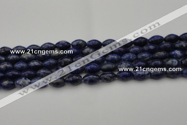 CNL1102 15.5 inches 8*12mm rice lapis lazuli gemstone beads