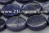 CNL1118 15.5 inches 12*16mm oval lapis lazuli gemstone beads