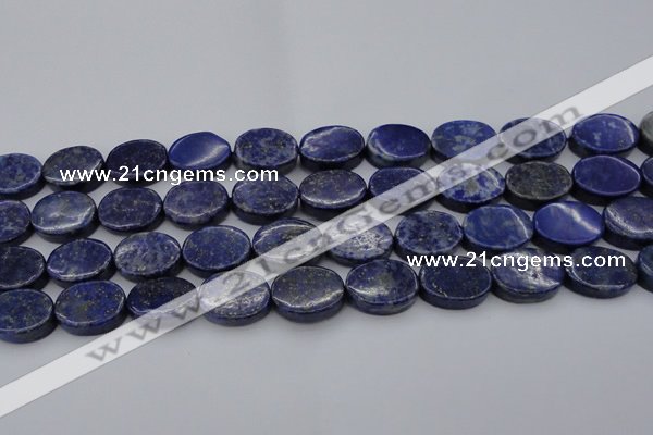 CNL1118 15.5 inches 12*16mm oval lapis lazuli gemstone beads