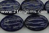 CNL1122 15.5 inches 18*25mm oval lapis lazuli gemstone beads