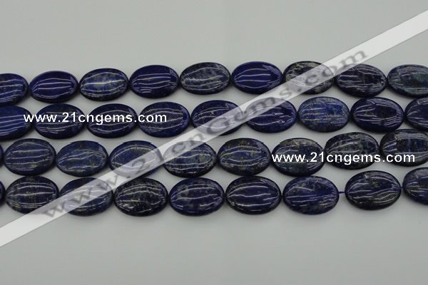 CNL1122 15.5 inches 18*25mm oval lapis lazuli gemstone beads