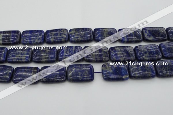 CNL1145 15.5 inches 18*25mm rectangle lapis lazuli gemstone beads