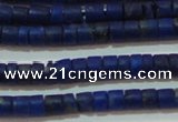 CNL1203 15.5 inches 1.5*2mm tube natural lapis lazuli beads