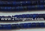 CNL1203 15.5 inches 1.5*2mm tube natural lapis lazuli beads