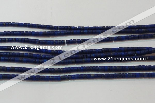 CNL1203 15.5 inches 1.5*2mm tube natural lapis lazuli beads