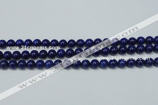 CNL1253 15.5 inches 8mm round natural lapis lazuli beads