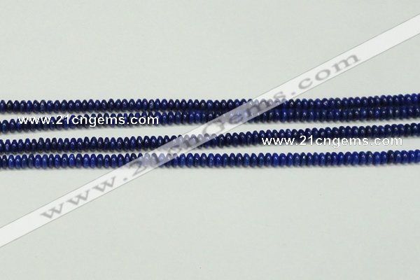 CNL1260 15.5 inches 2*5mm rondelle natural lapis lazuli beads