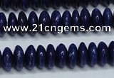 CNL1262 15.5 inches 4*10mm rondelle natural lapis lazuli beads