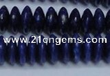 CNL1263 15.5 inches 5*12mm rondelle natural lapis lazuli beads