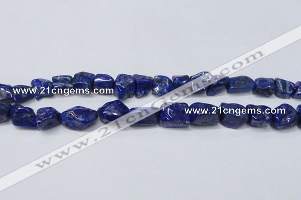 CNL1275 15.5 inches 12*16mm - 15*20mm nuggets natural lapis lazuli beads