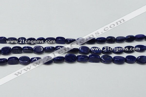 CNL1277 15.5 inches 9*13mm oval natural lapis lazuli beads