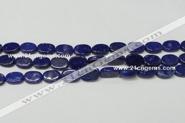 CNL1278 15.5 inches 13*18mm oval natural lapis lazuli beads