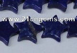 CNL1286 15.5 inches 18mm star natural lapis lazuli beads