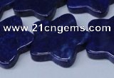 CNL1287 15.5 inches 28mm star natural lapis lazuli beads