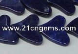 CNL1290 15.5 inches 21*22mm heart natural lapis lazuli beads