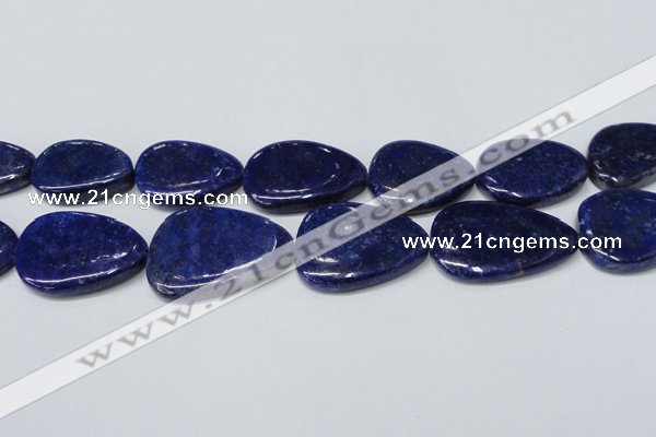 CNL1300 15.5 inches 25*35mm - 35*45mm freeform natural lapis lazuli beads