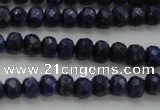 CNL1401 15.5 inches 3*5mm faceted rondelle lapis lazuli beads