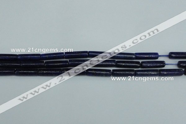 CNL1510 15.5 inches 6*20mm tube lapis lazuli beads wholesale