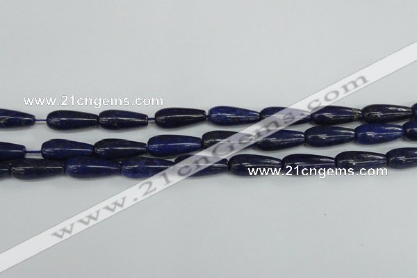 CNL1512 15.5 inches 8*22mm teardrop lapis lazuli beads wholesale