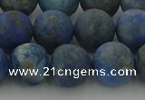 CNL1654 15.5 inches 12mm round matte lapis lazuli beads wholesale