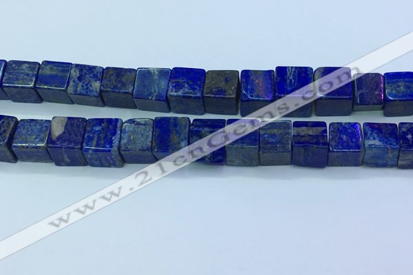 CNL1676 15.5 inches 11*11mm cube lapis lazuli gemstone beads