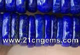 CNL1696 15.5 inches 3*10mm - 4*10mm rondelle lapis lazuli beads